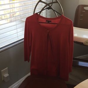 Red Gap Cardigan 3/4 length sleeves pretty buttons